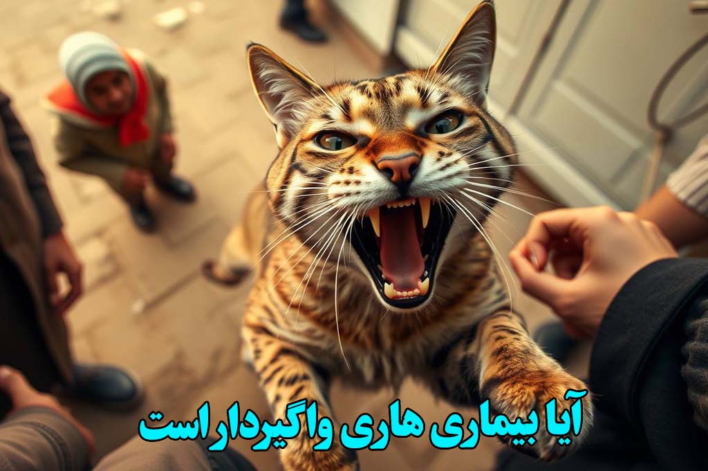 بیماری هاری واگیردار است