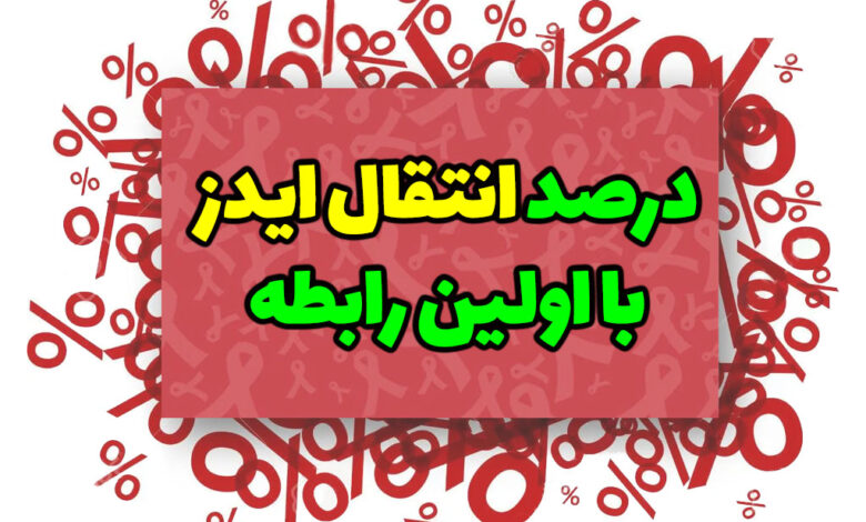 درصد انتقال ایدز در اولین رابطه