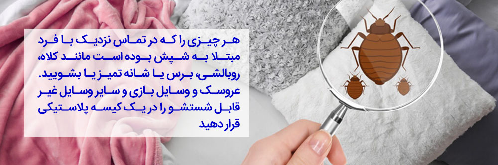 درمان شپش در خانه