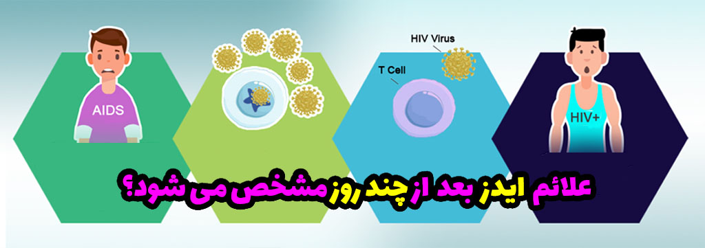 علائم ایدز بعد از چند روز