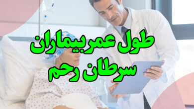 طول عمر بیماران سرطان رحم