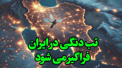 فراگیری تب دانگی در ایران