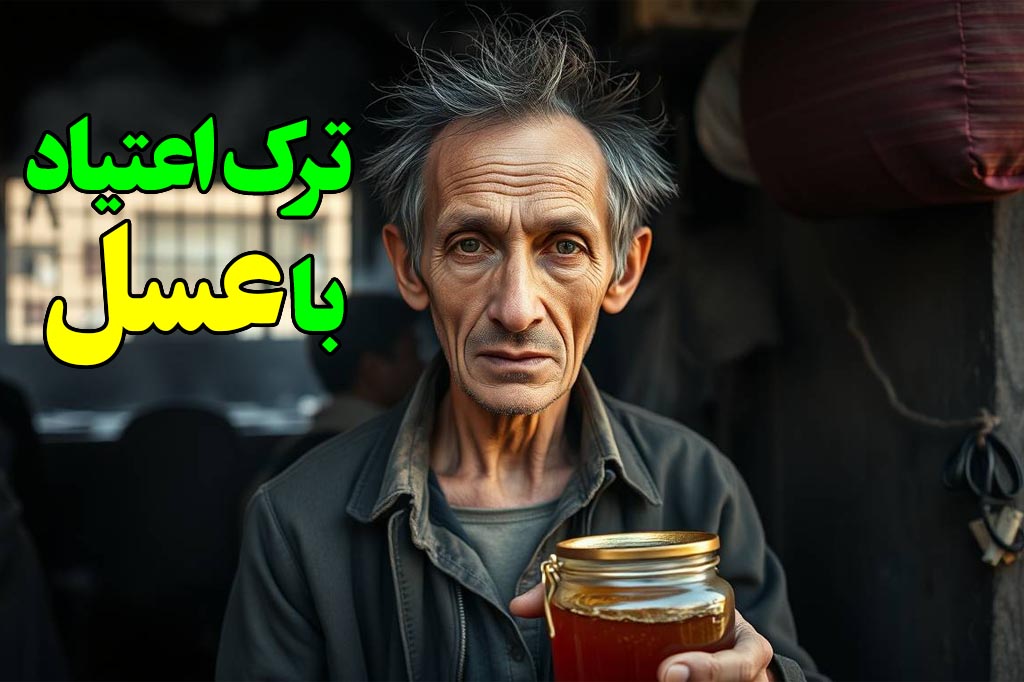 ترک اعتیاد با عسل