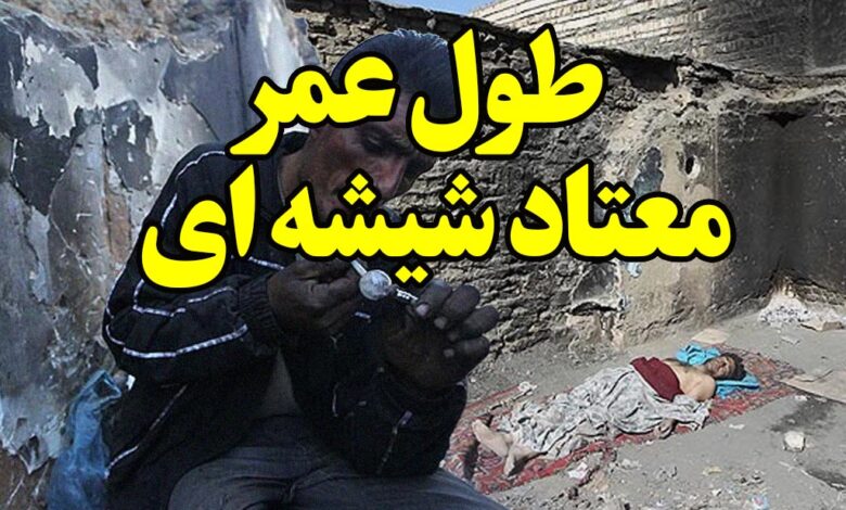 طول عمر معتاد شیشه ای