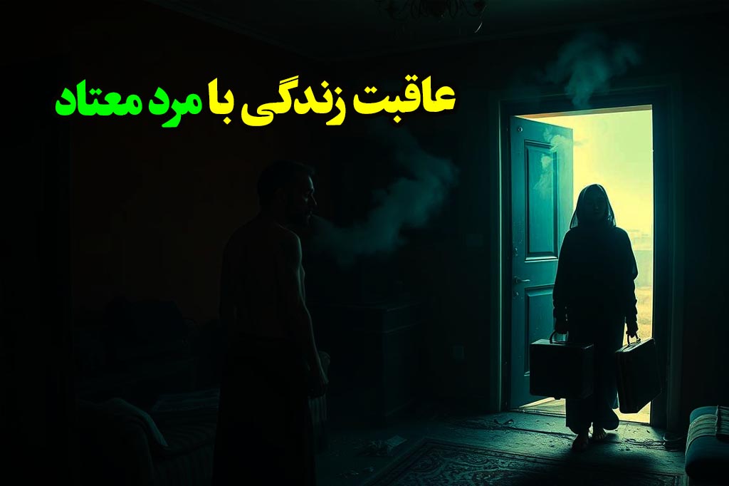 عاقبت زندگی با شوهر معتاد