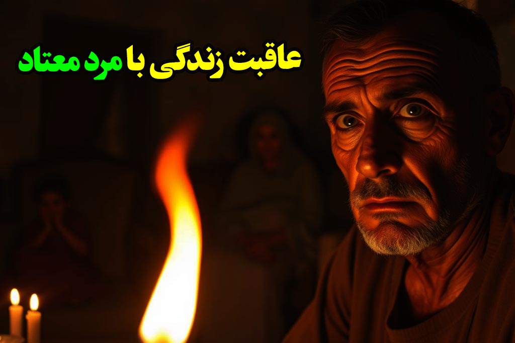 نتیجه زندگی با شوهر معتاد