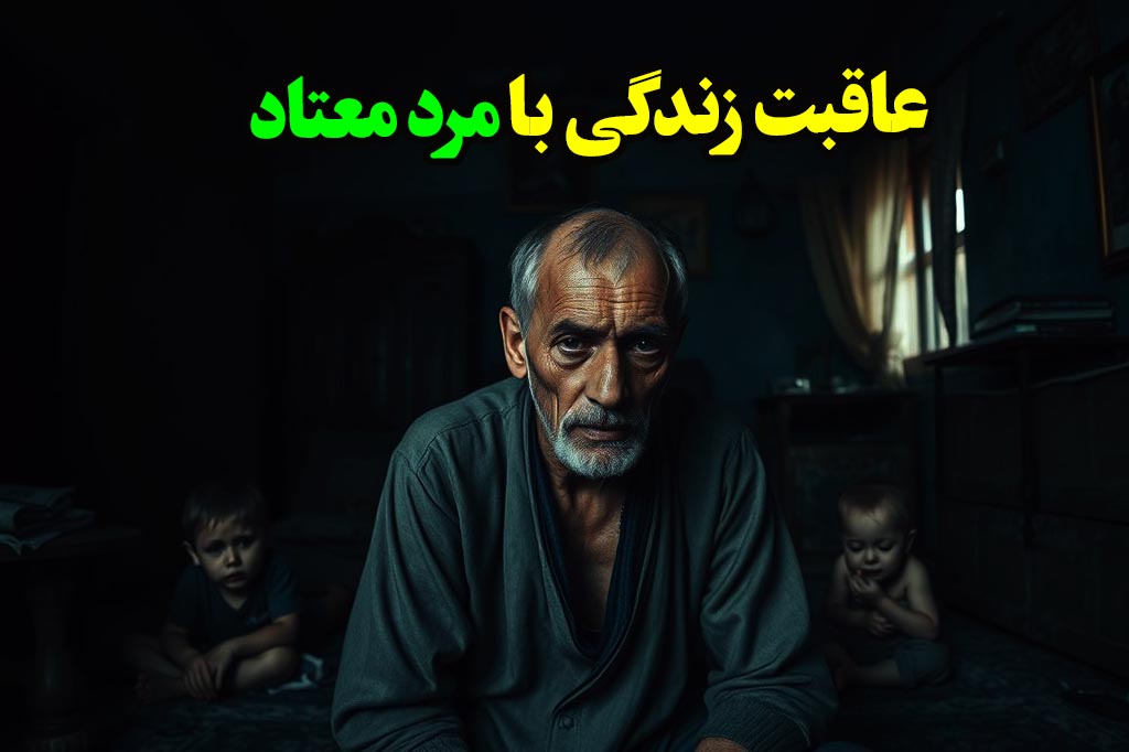 مراحل مختلف زندگی با مرد معتاد