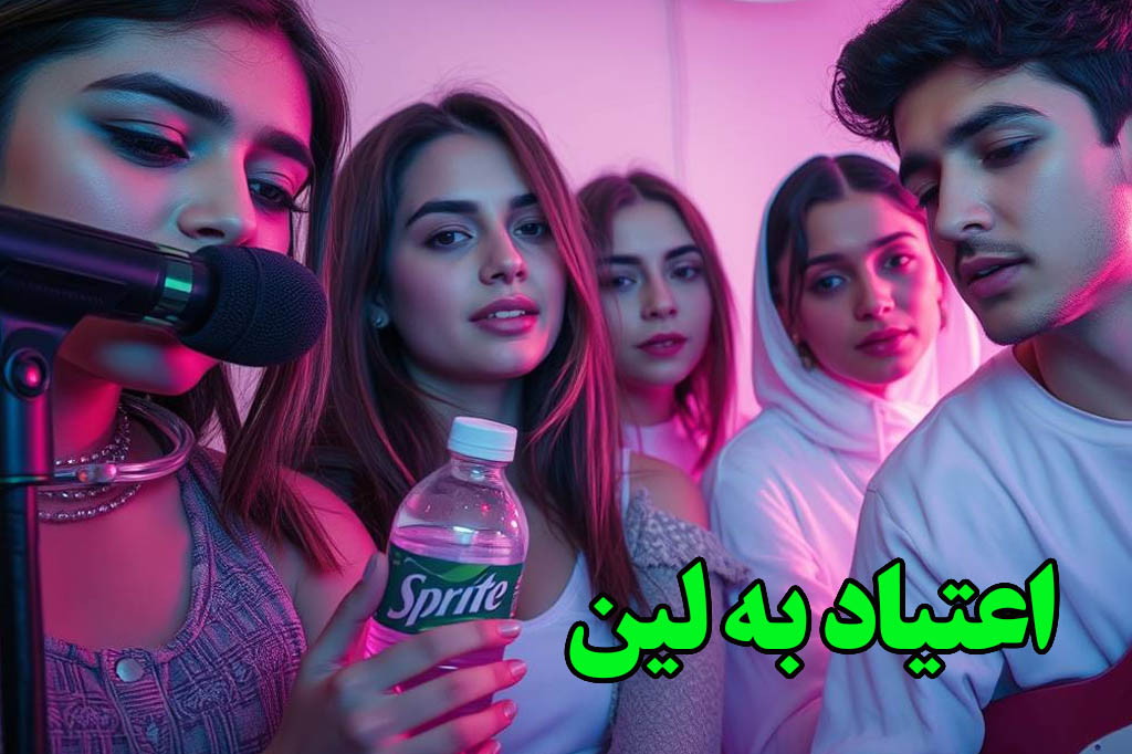 لین اعتیاد دارد