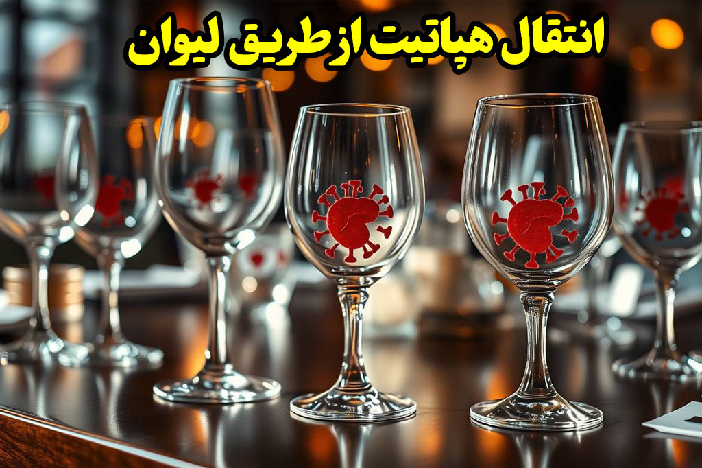 هپاتیت از لیوان منتقل می شود