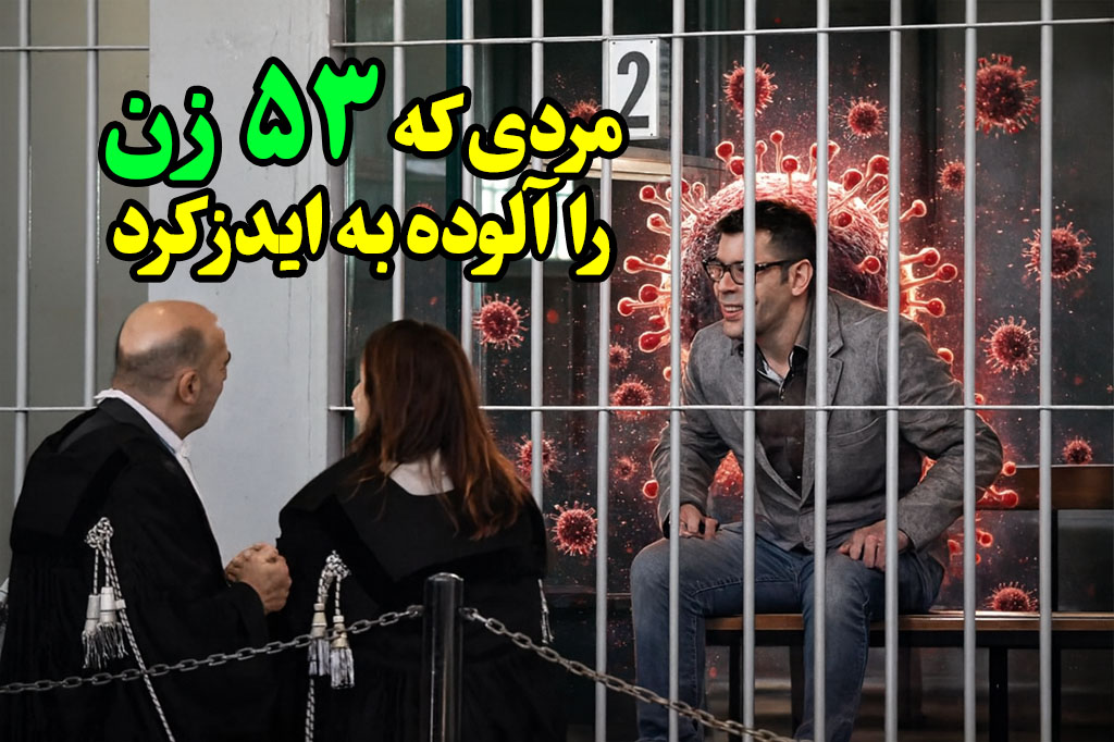 مردی که 53 زن را مبتلا به ایدز کرد