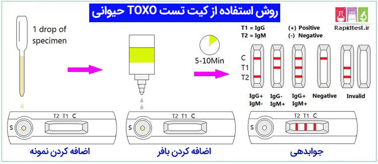 کیت تست توکسو حیوانی